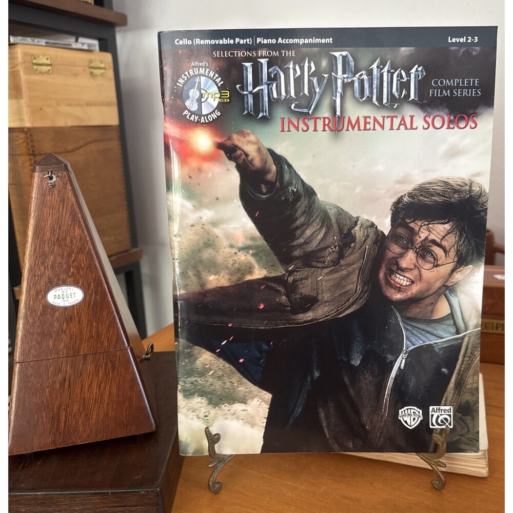 Harry Potter Complete Film Series Cello Instrumental Solos Sheet Music with CD
